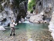 small stream fishing Slovenia